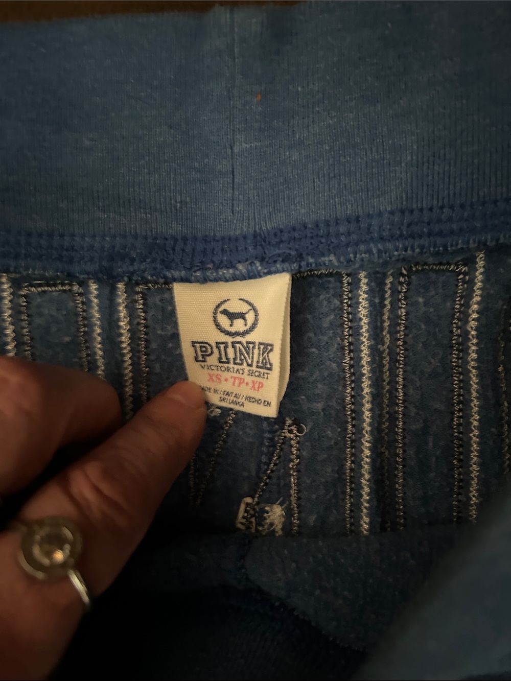 Victoria's Secret PINK Girls' Navy Blue Sweatpants - Picture 5 of 5